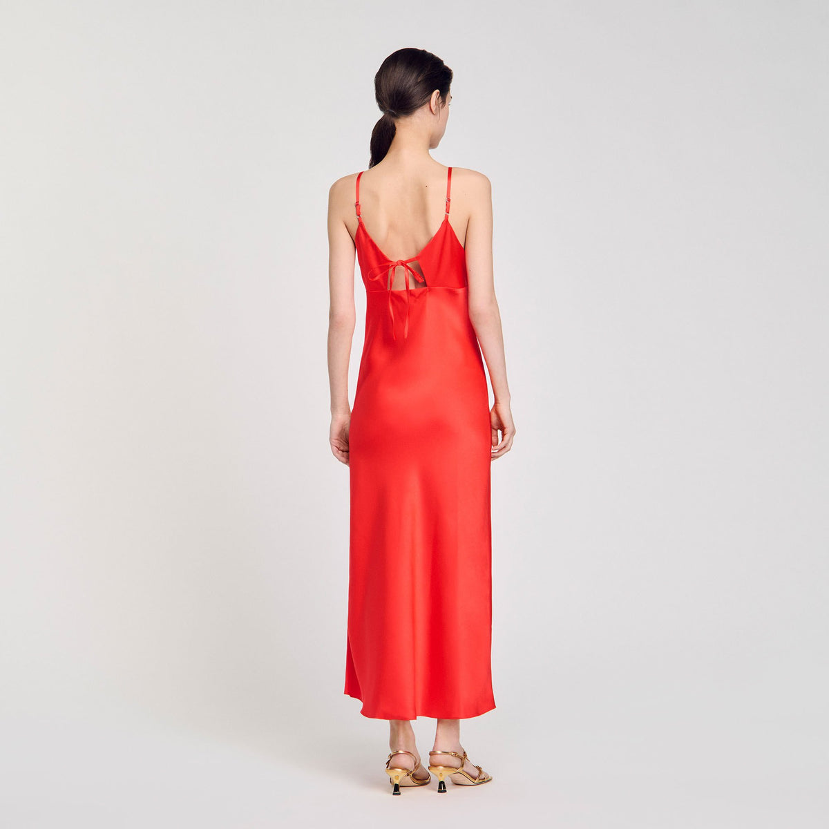 Sandro Flowy dress with straps