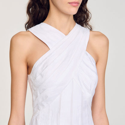 Sandro Wrap maxi dress