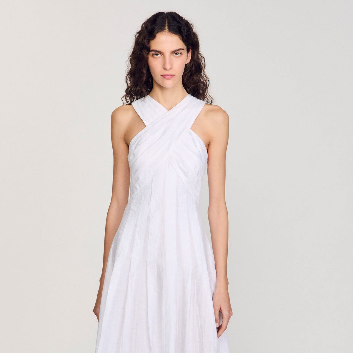 Sandro Wrap maxi dress