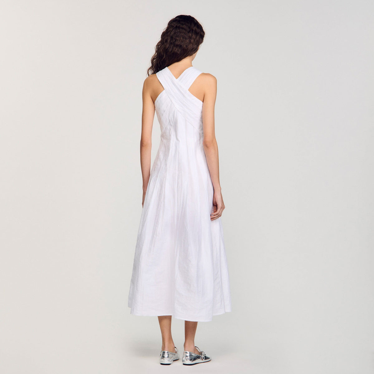 Sandro Wrap maxi dress