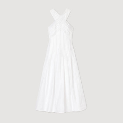Sandro Wrap maxi dress