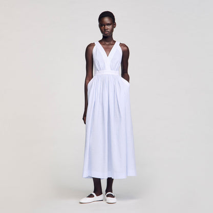 Sandro Maxi striped dress