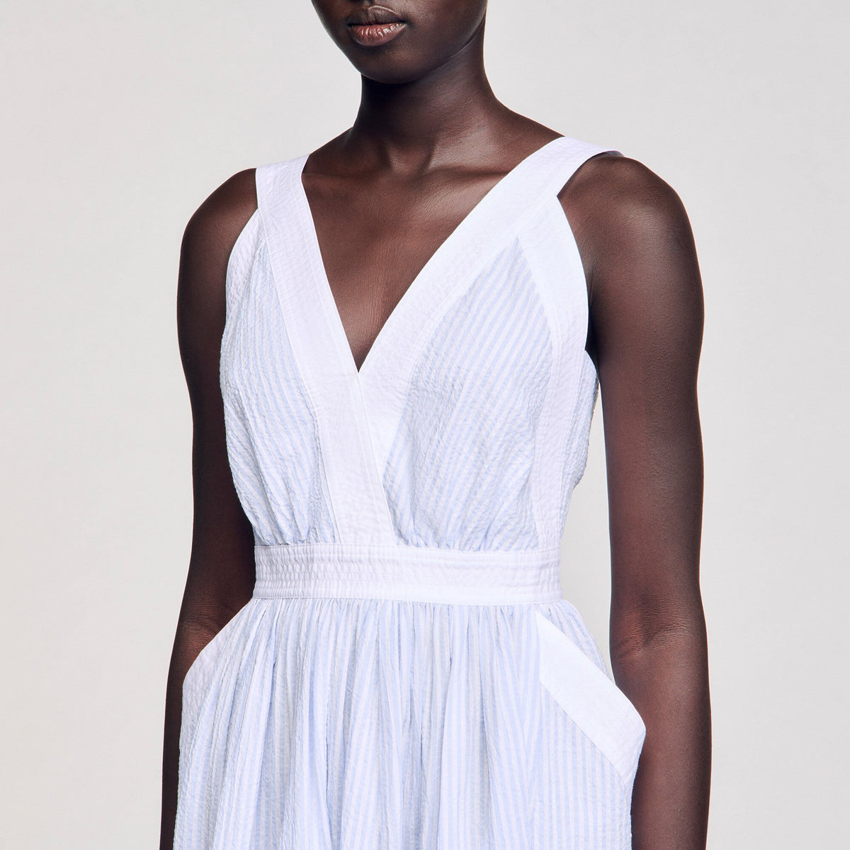 Sandro Maxi striped dress
