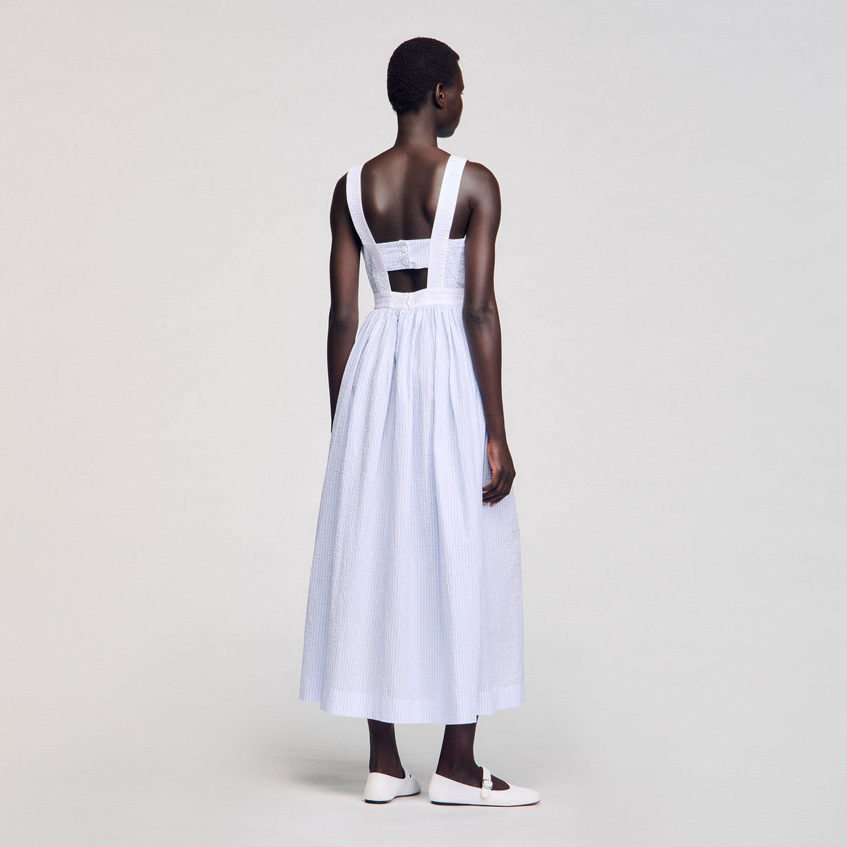 Sandro Maxi striped dress