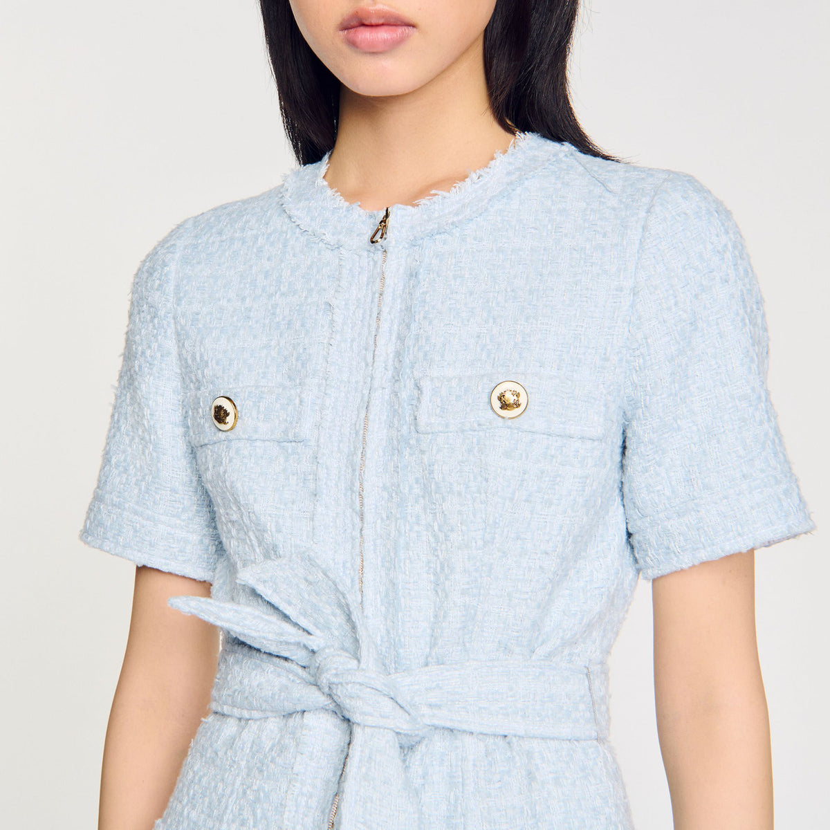 Sandro Mini tweed dress