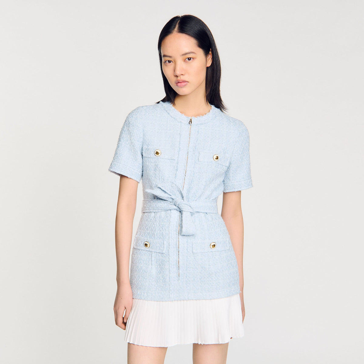 Sandro Mini tweed dress