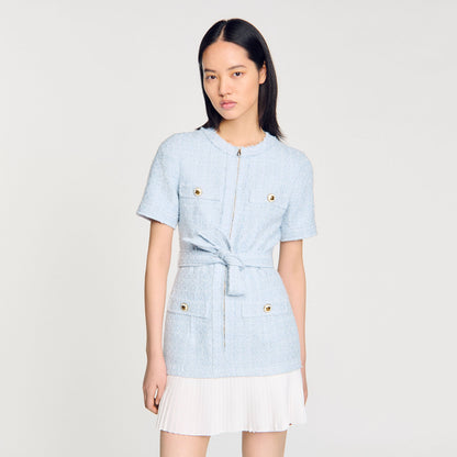 Sandro Mini tweed dress