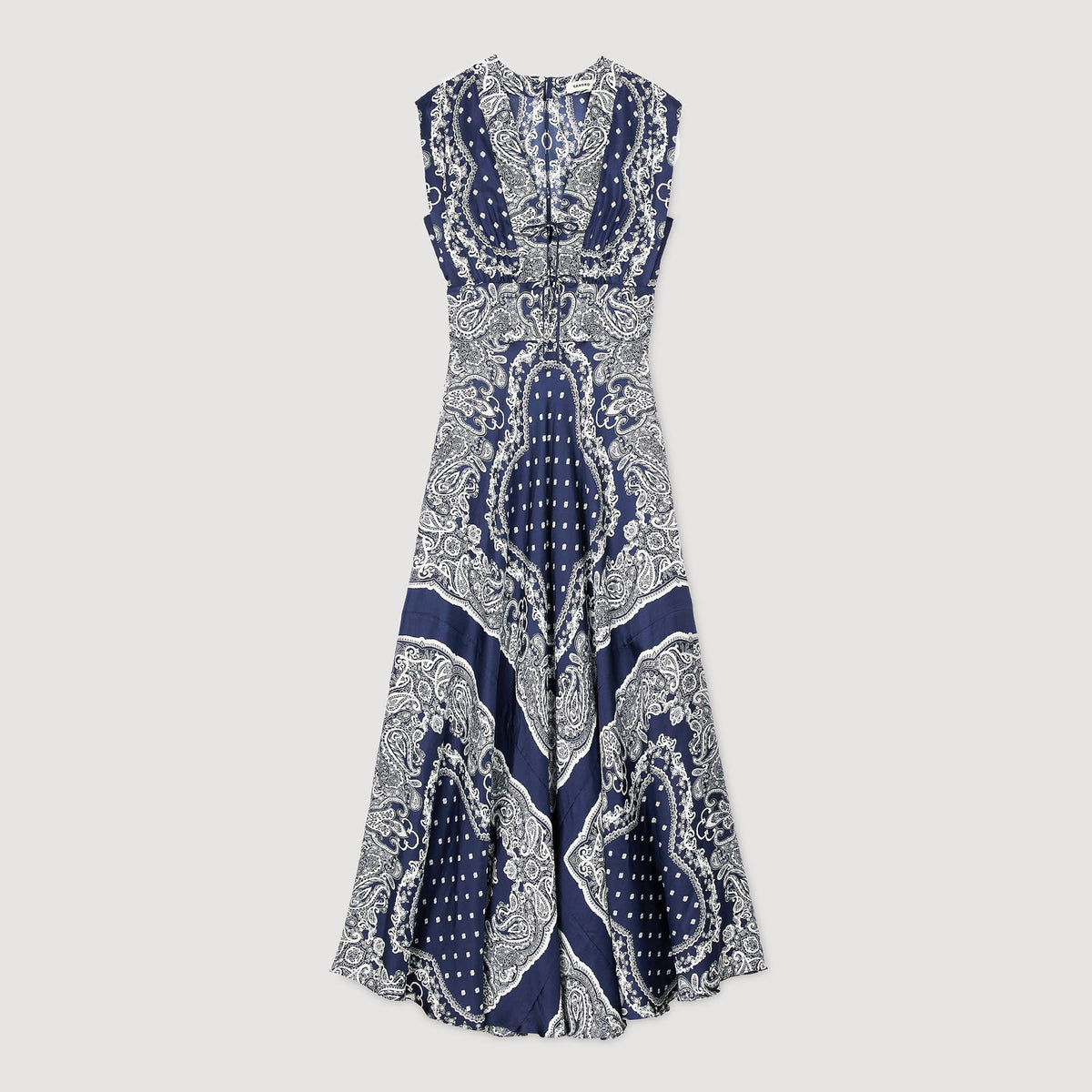 Sandro Bandana-print maxi dress