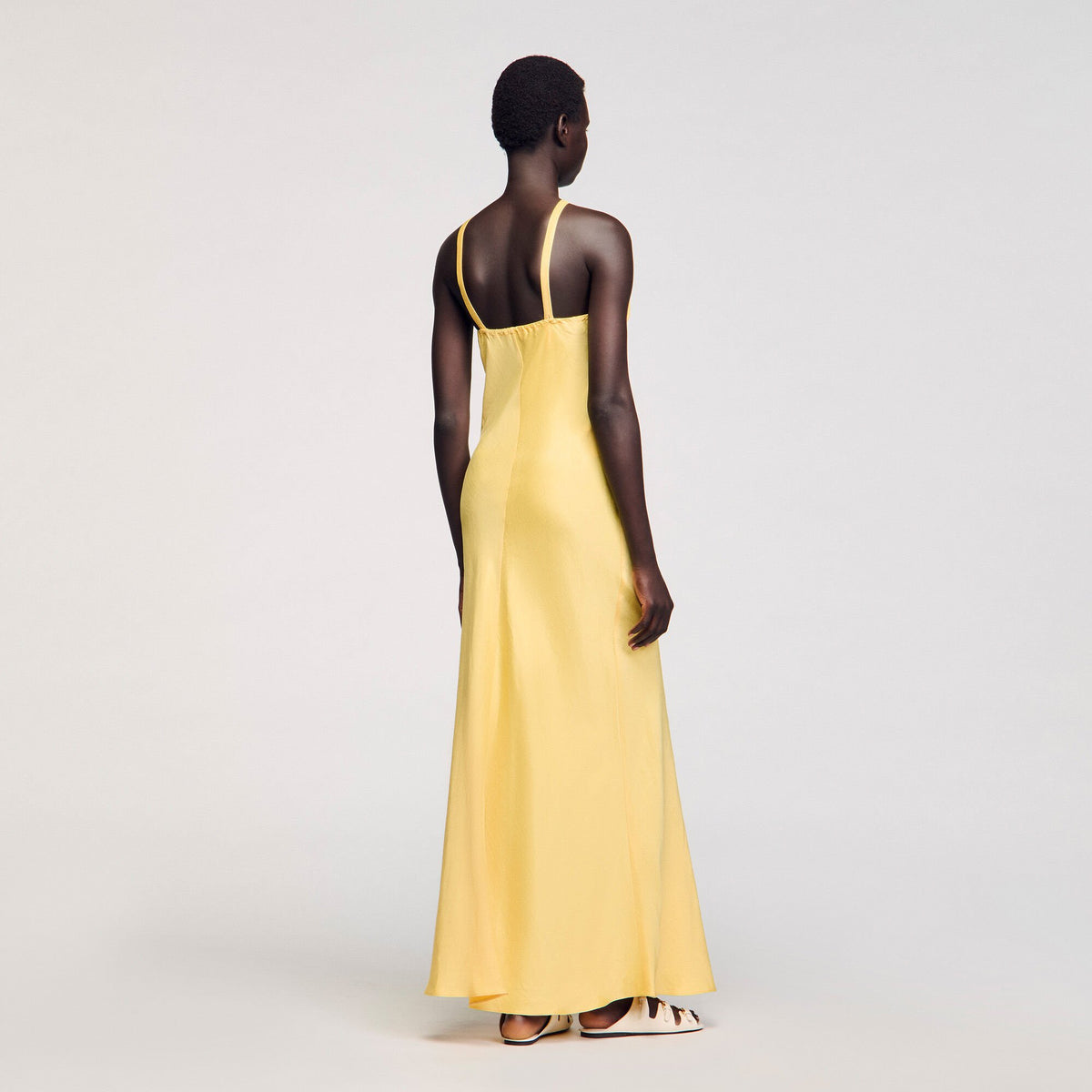 Sandro Floral detail maxi dress