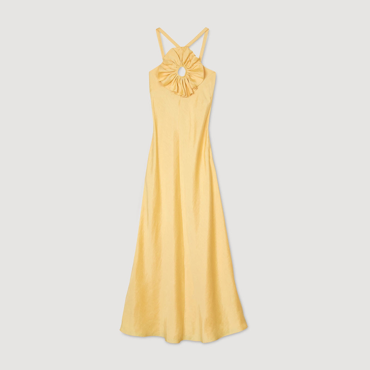 Sandro Floral detail maxi dress
