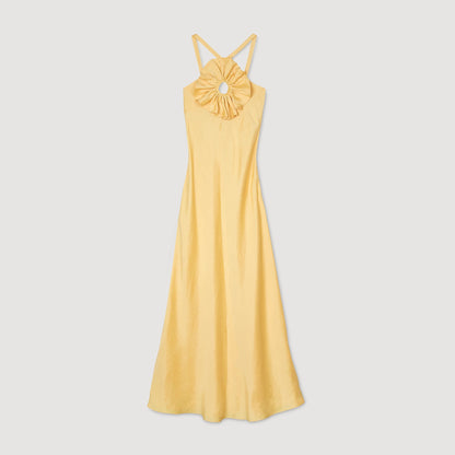 Sandro Floral detail maxi dress