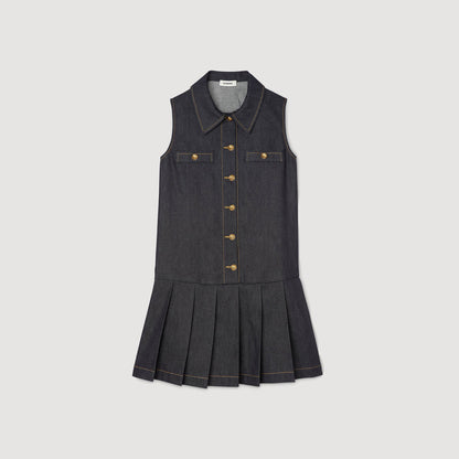 Sandro Mini denim dress