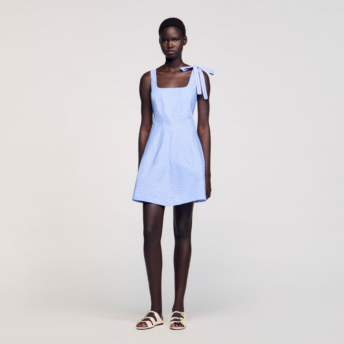 Sandro Mini striped dress