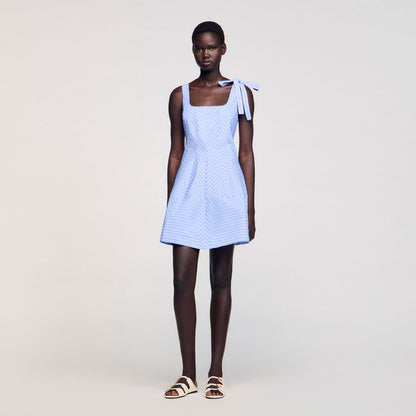 Sandro Mini striped dress