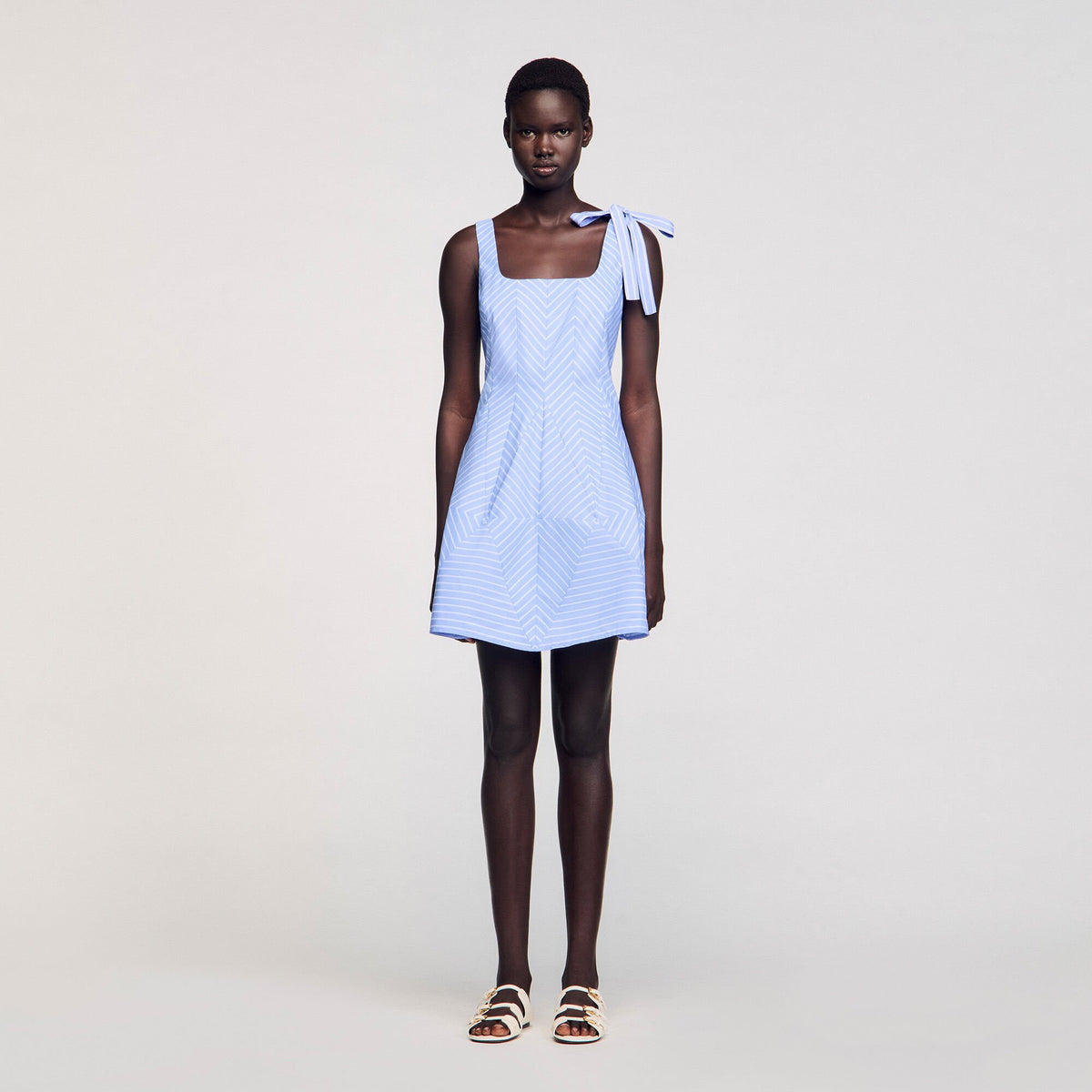 Sandro Mini striped dress