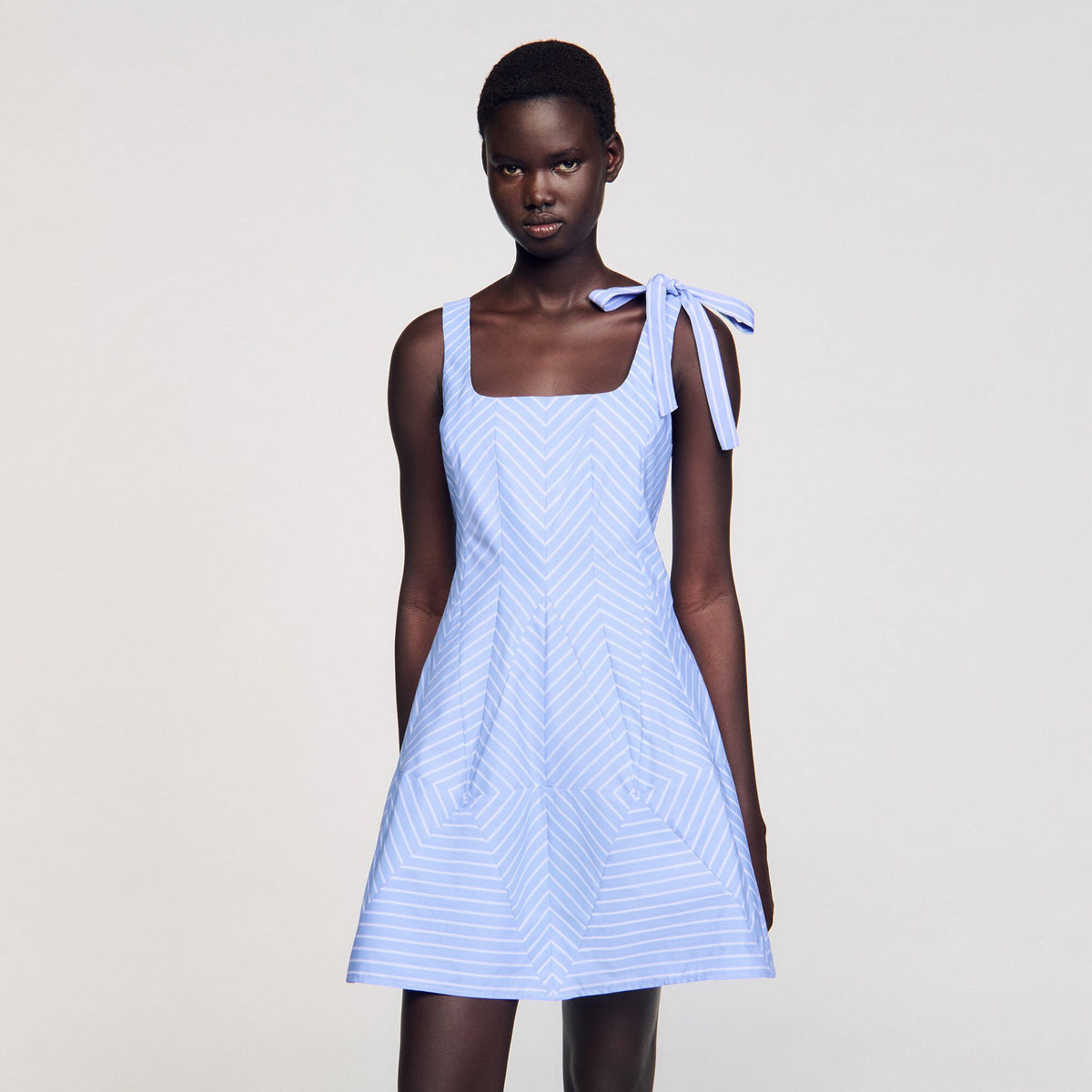 Sandro Mini striped dress