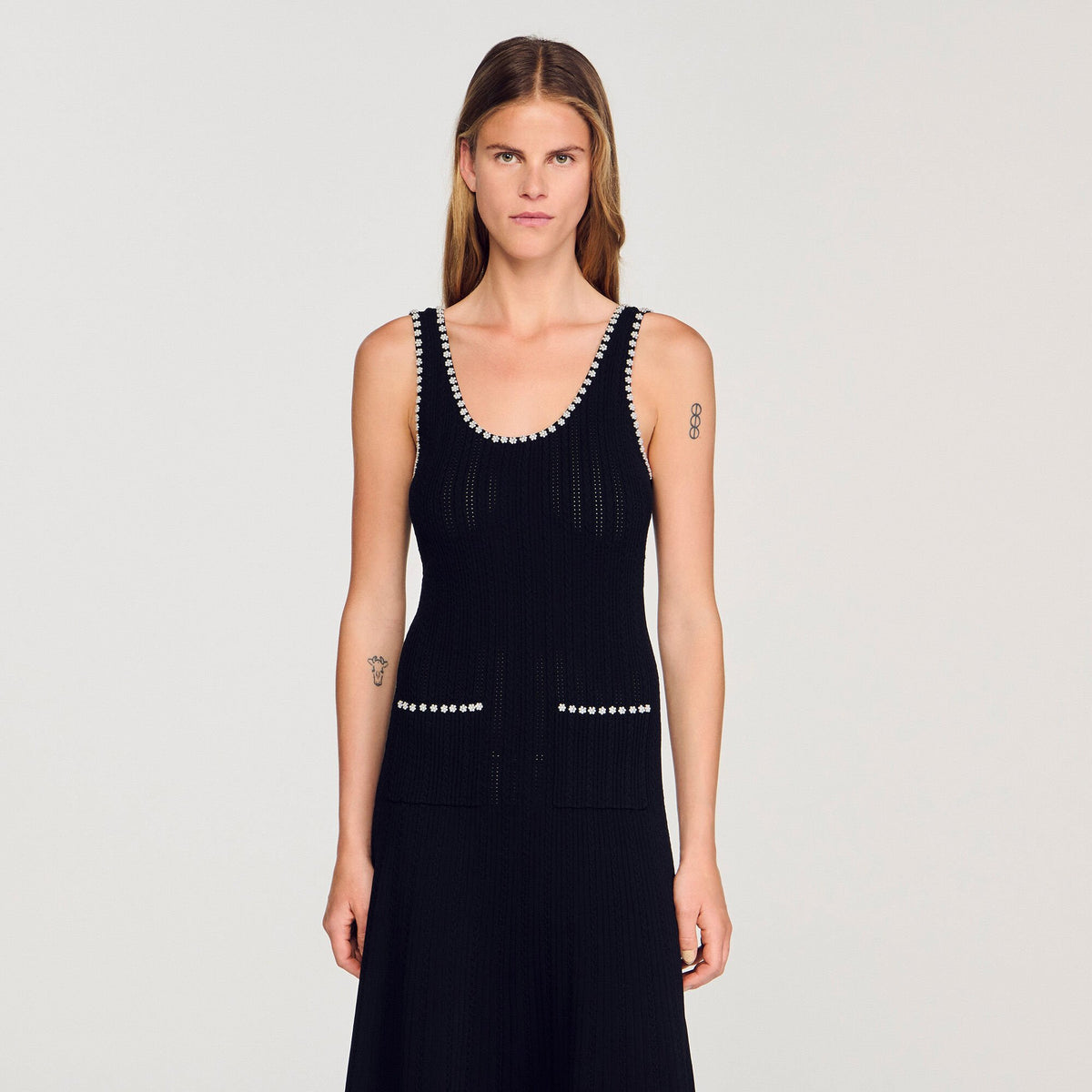 Sandro Beaded dress