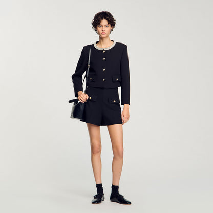 Sandro High-waisted shorts