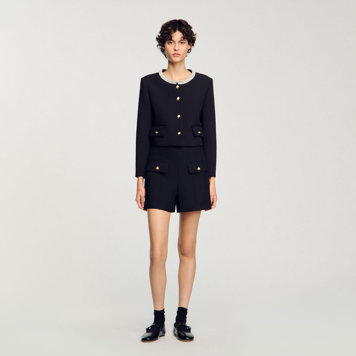 Sandro High-waisted shorts