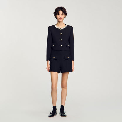 Sandro High-waisted shorts