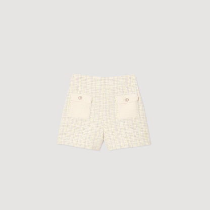 Sandro Decorative tweed shorts