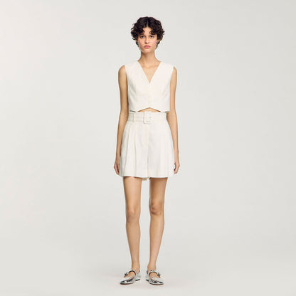 Sandro Sequin high-waisted shorts