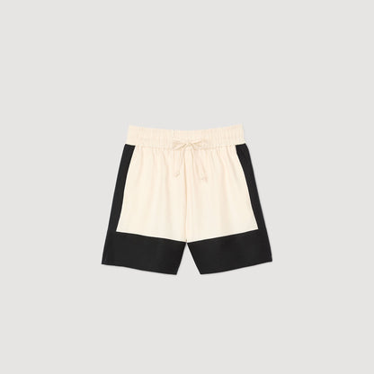Sandro Two-tone shorts