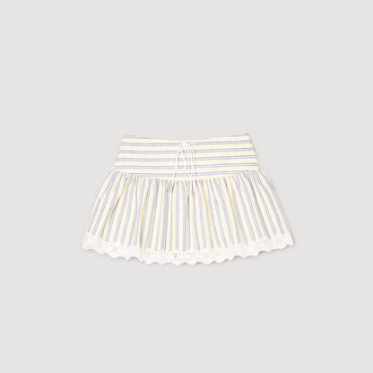 Sandro Striped skort