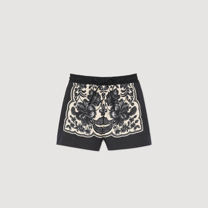 Sandro Floral print shorts