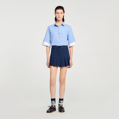 Sandro Tailored pleated shorts