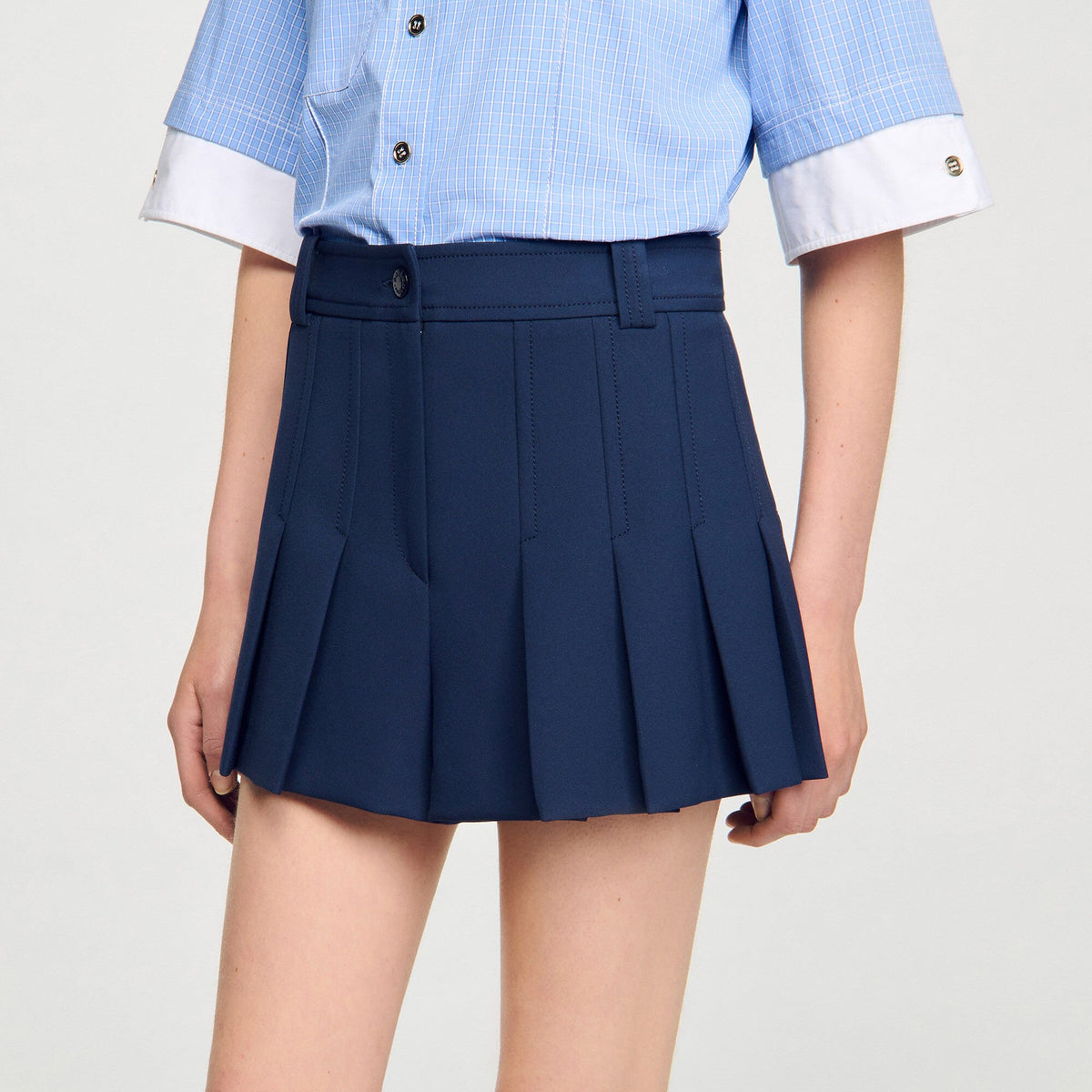 Sandro Tailored pleated shorts