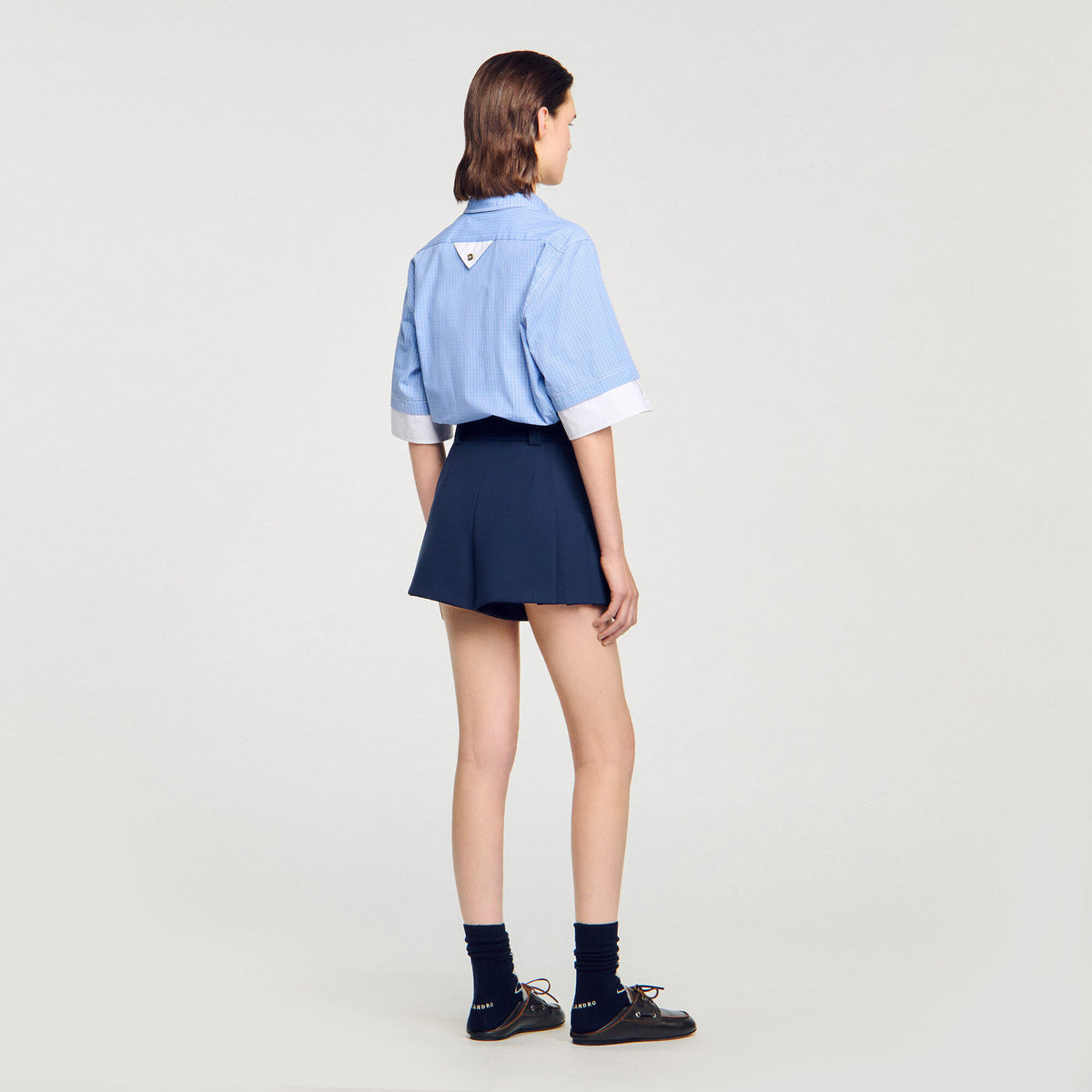 Sandro Tailored pleated shorts