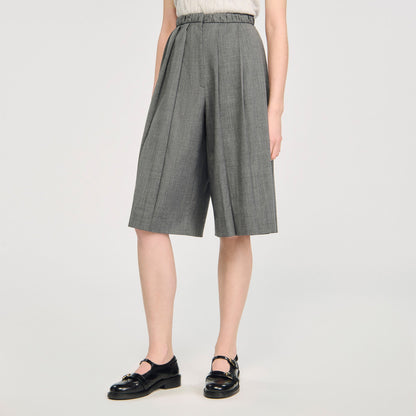 Sandro Pleated long shorts
