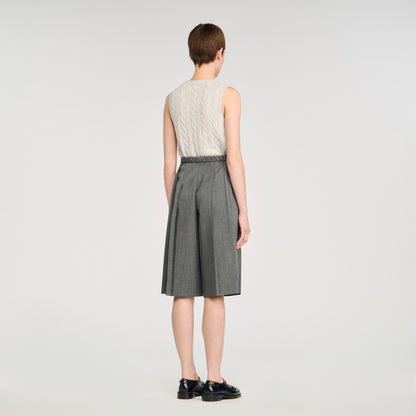 Sandro Pleated long shorts