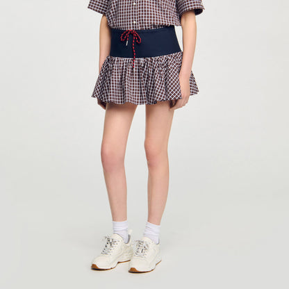 Sandro Checked skort