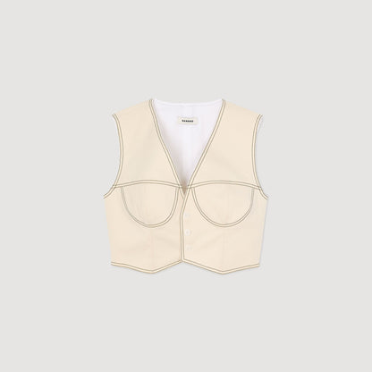 Sandro Denim cropped jacket