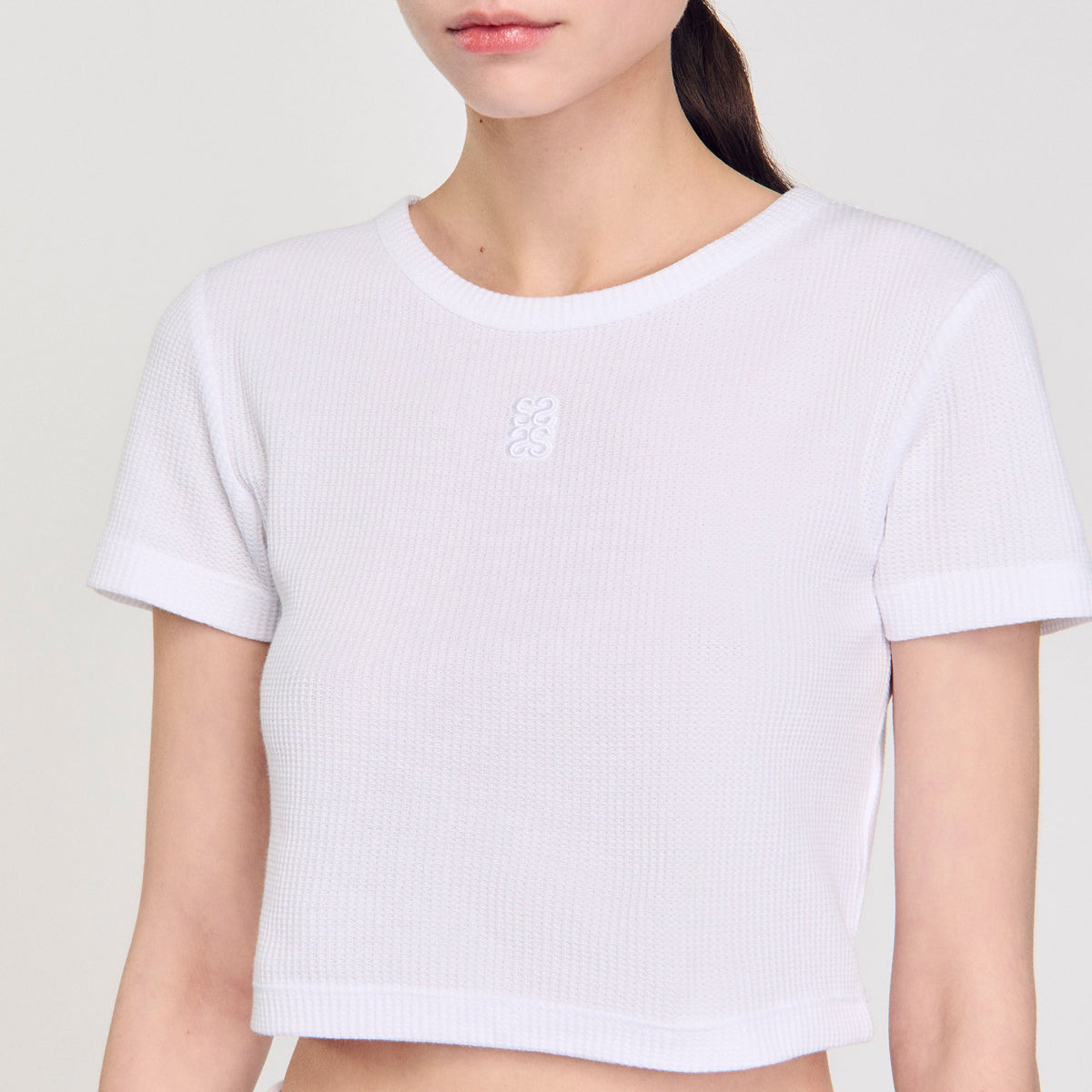 Sandro Cropped T-shirt