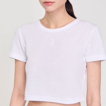 Sandro Cropped T-shirt