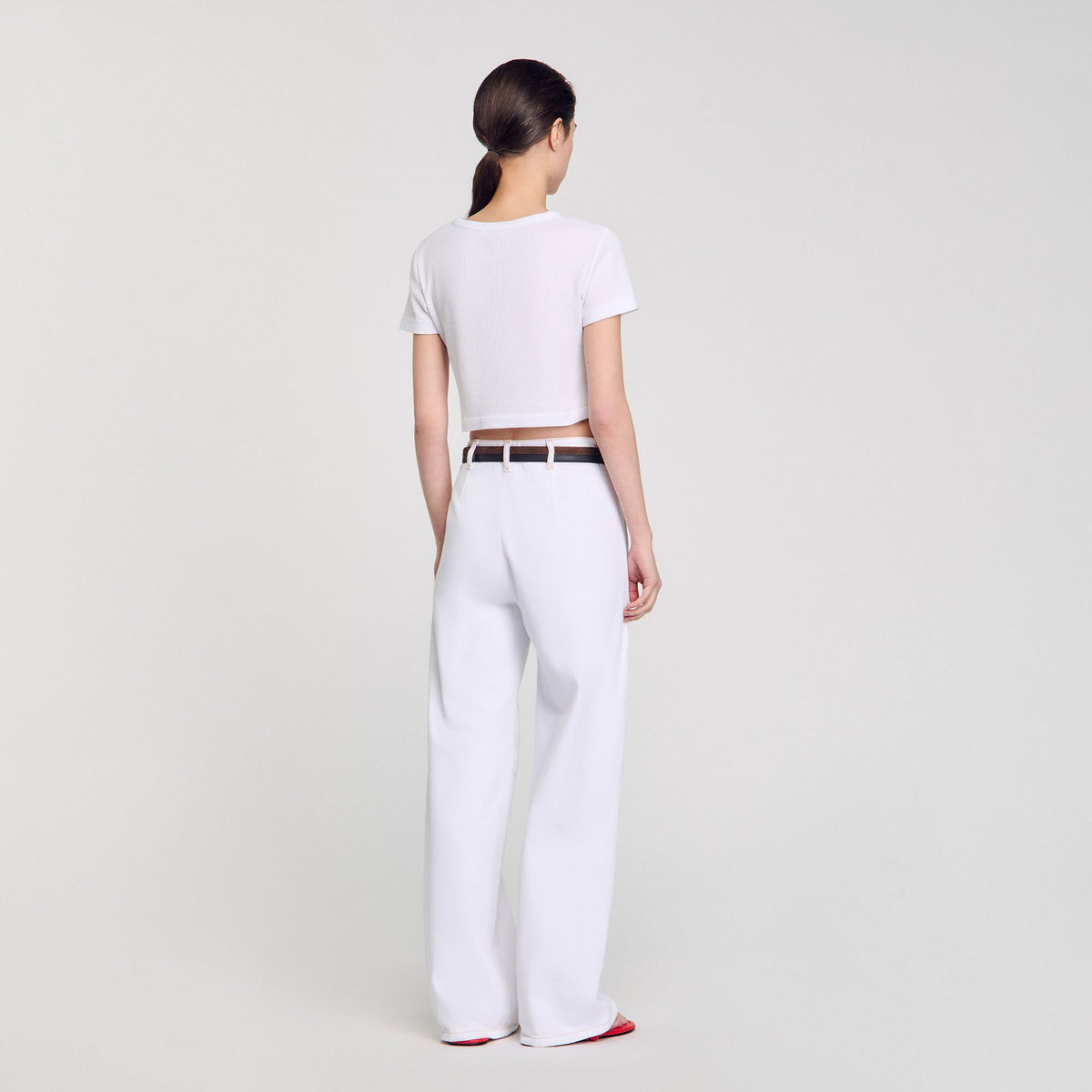 Sandro Cropped T-shirt