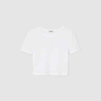 Sandro Cropped T-shirt