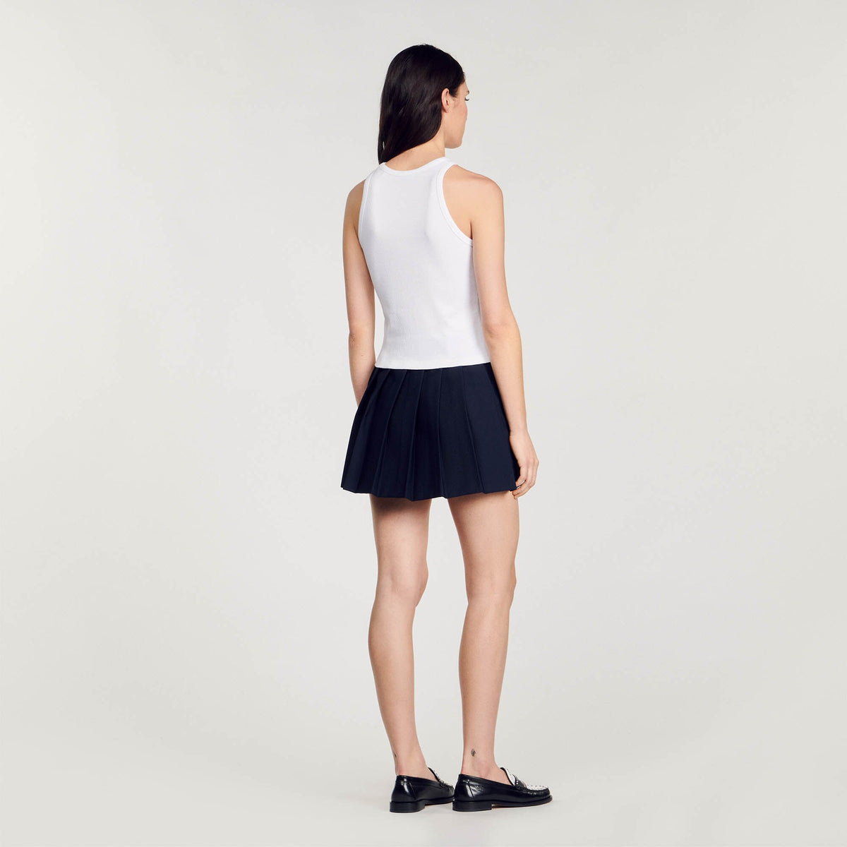 Sandro Embroidered vest top