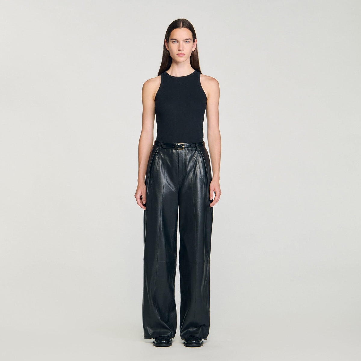 Sandro Embroidered vest top