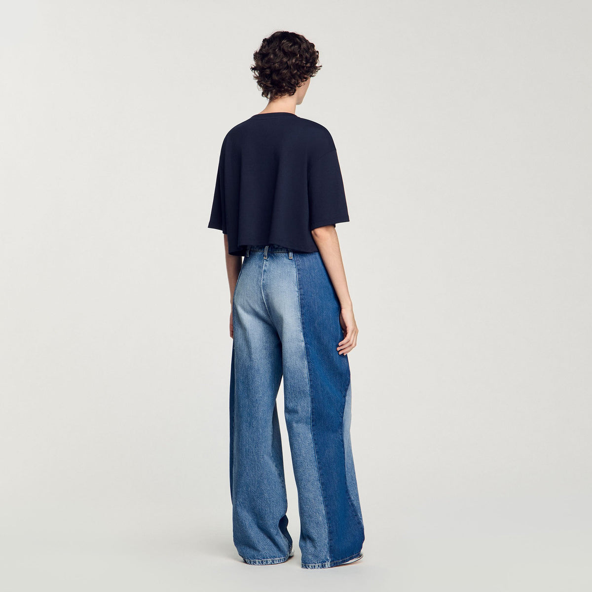 Sandro T-shirt with beaded details