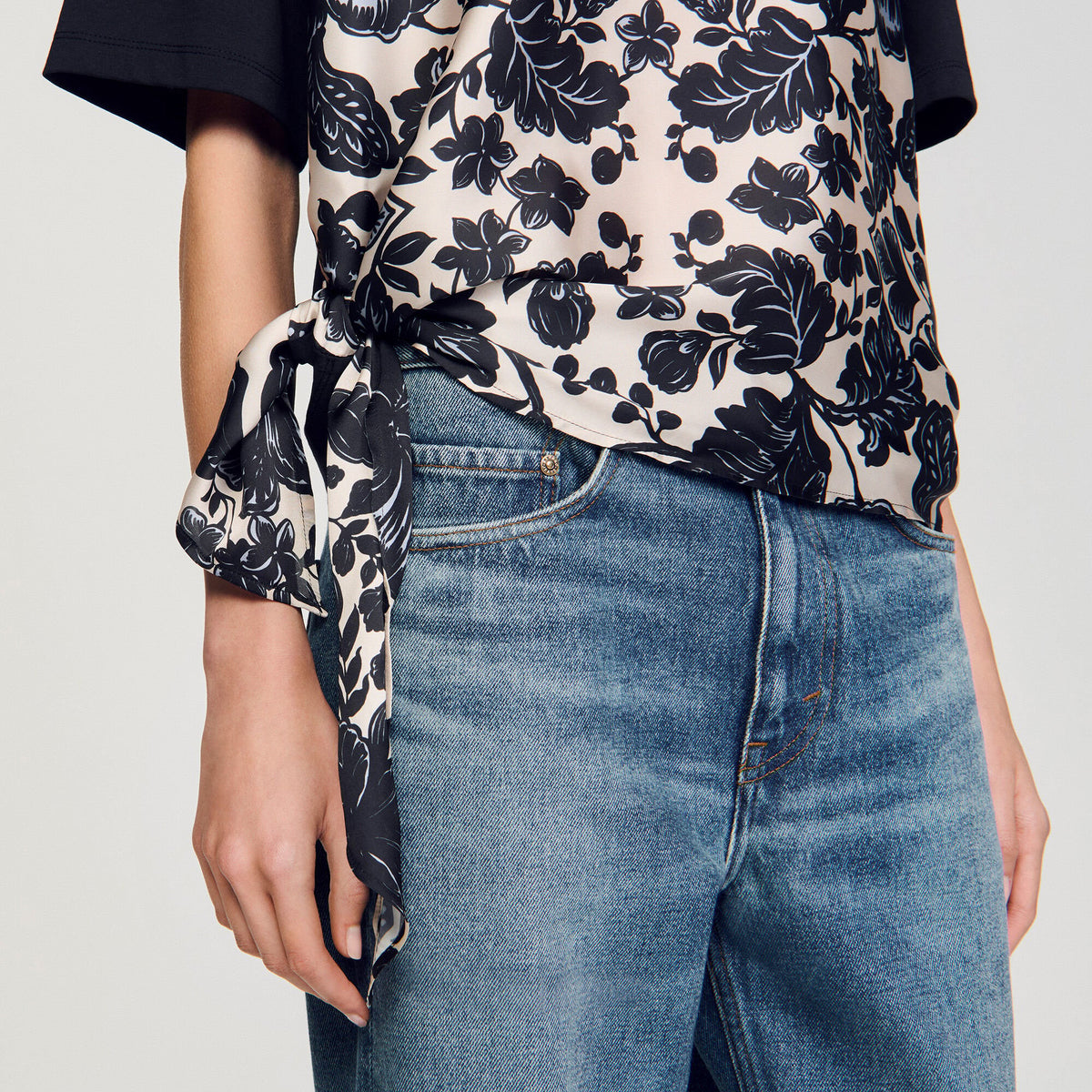 Sandro Floral motif T-shirt