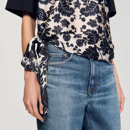 Sandro Floral motif T-shirt