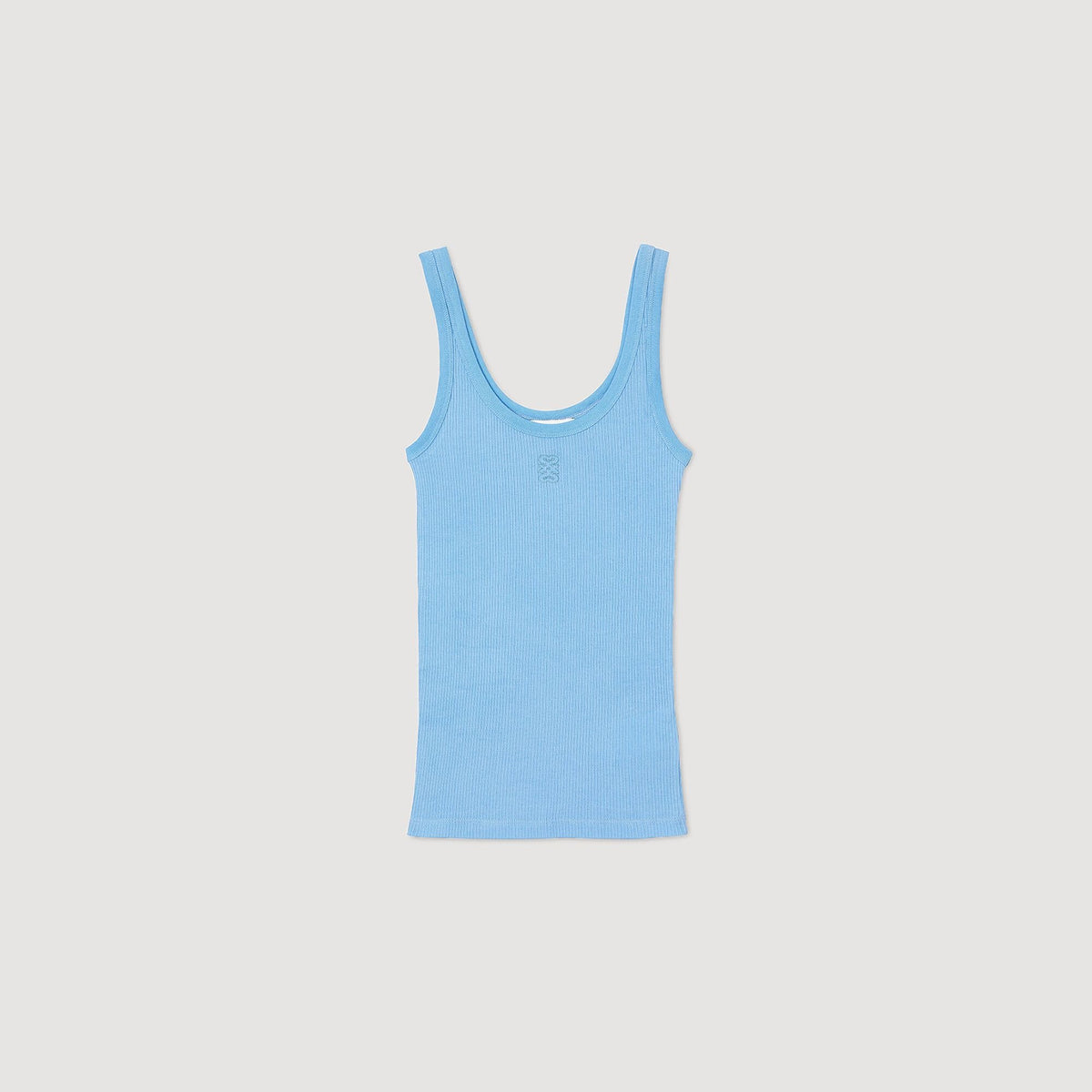 Sandro Ribbed vest top