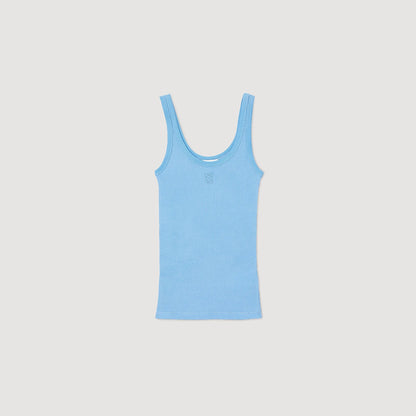 Sandro Ribbed vest top