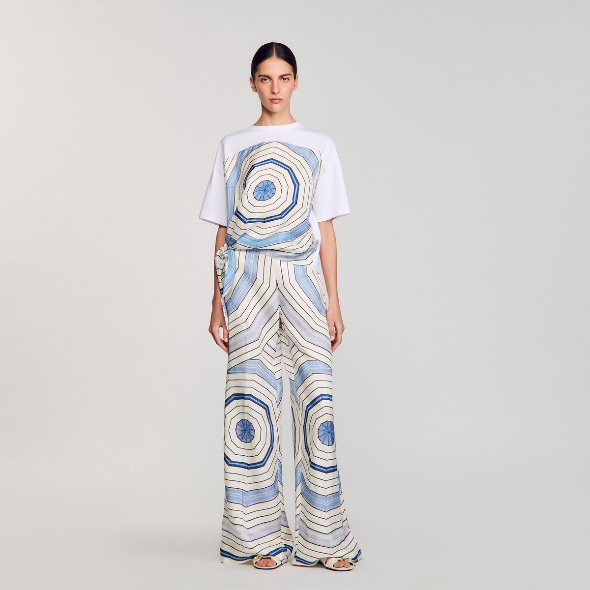 Sandro Spiral print T-shirt