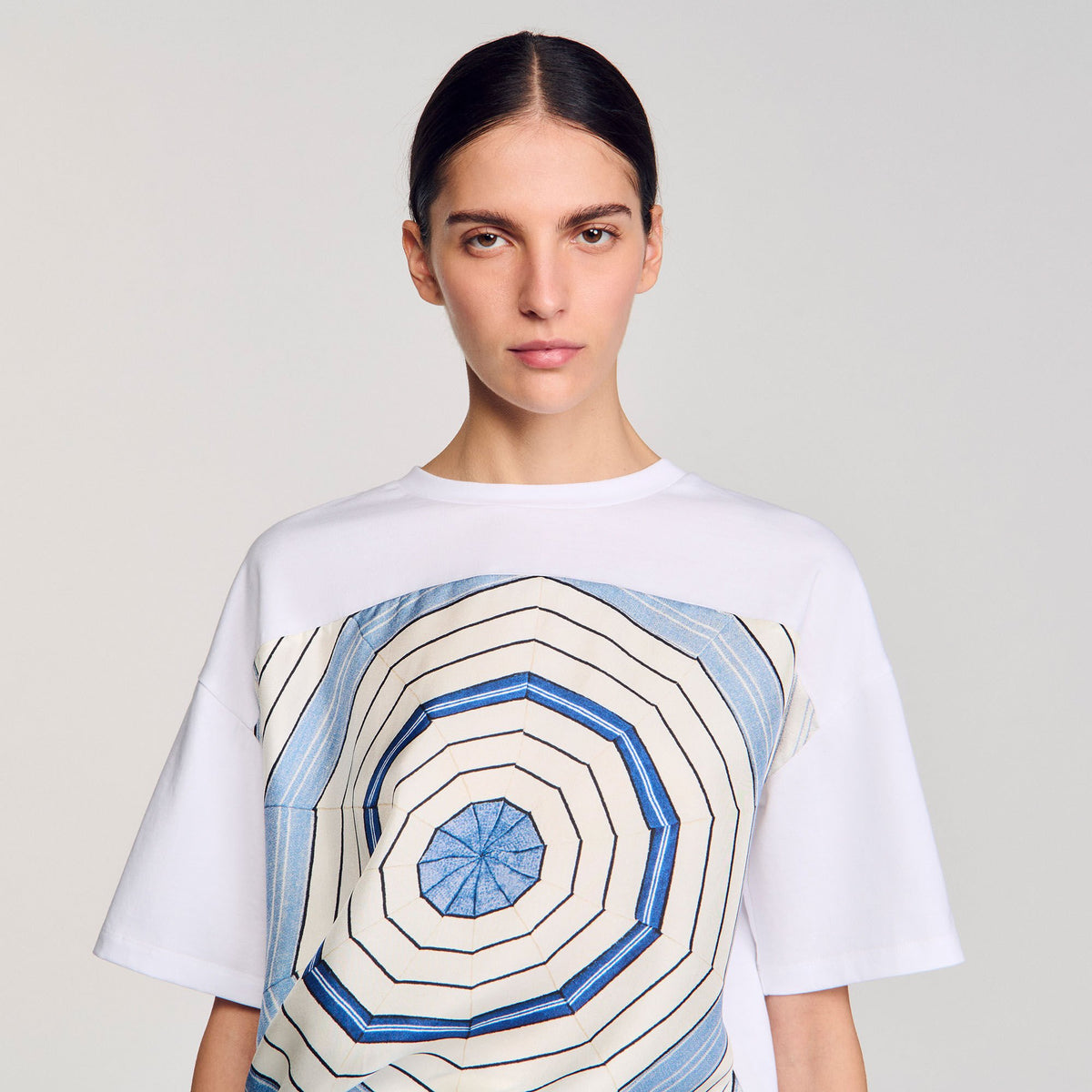 Sandro Spiral print T-shirt