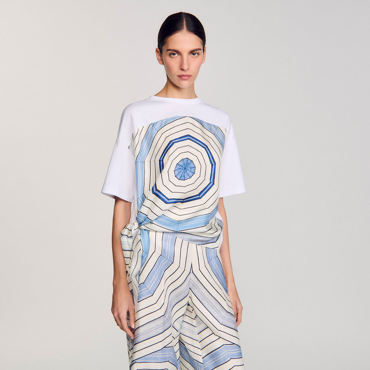 Sandro Spiral print T-shirt